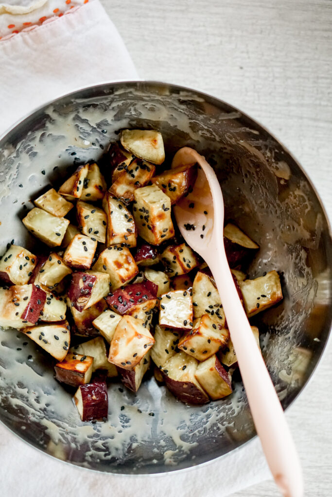air fryer candied sweet potato