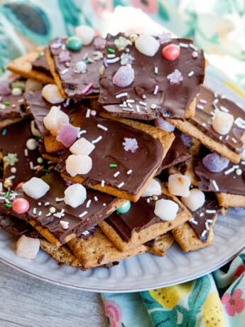 mochi konpeito chocolate bark