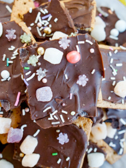 mochi chocolate bark