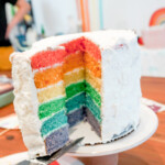 rainbow layer cake
