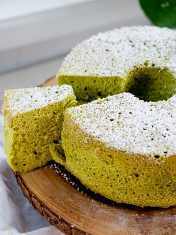 matcha chiffon cake