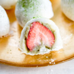 strawberry matcha daifuku mochi