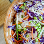 cold asian noodle salad with kewpie sesame dressing