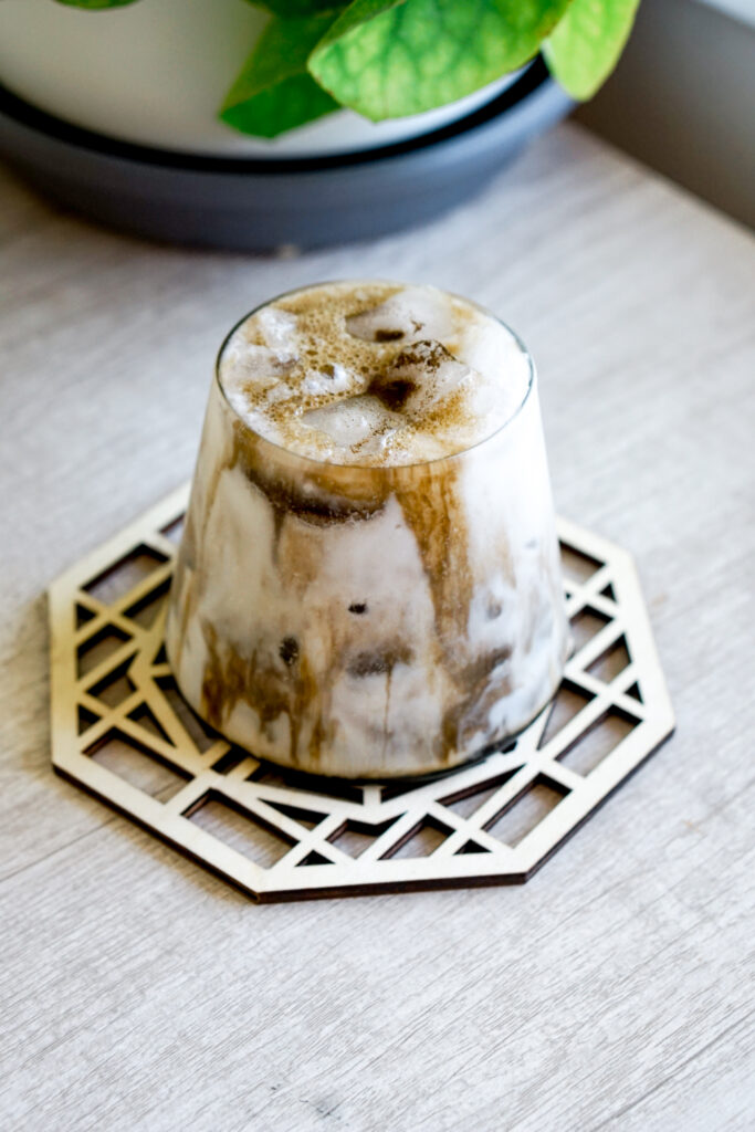 brown sugar hojicha latte