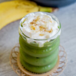 banana cream matcha latte