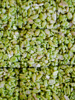 matcha rice krispies treats