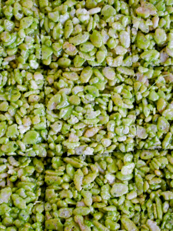 matcha rice krispies treats