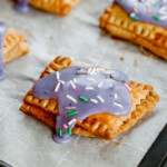 purple Okinawan sweet potato pop tarts