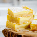 yuzu bars stacked and close up