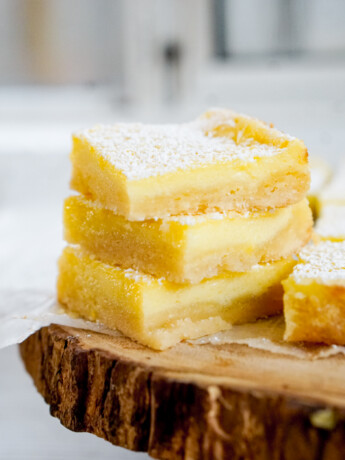 yuzu bars stacked and close up