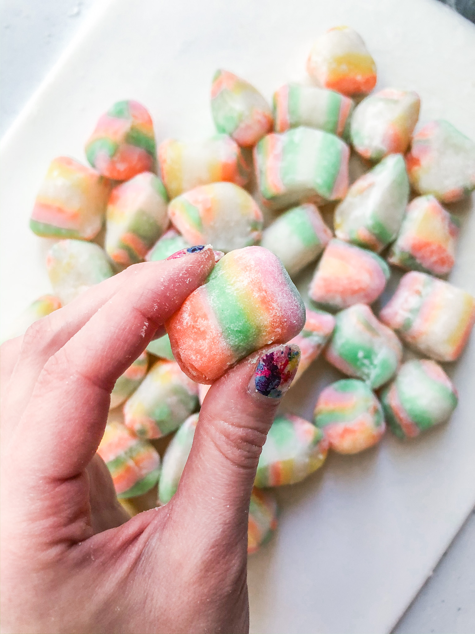 rainbow mochi
