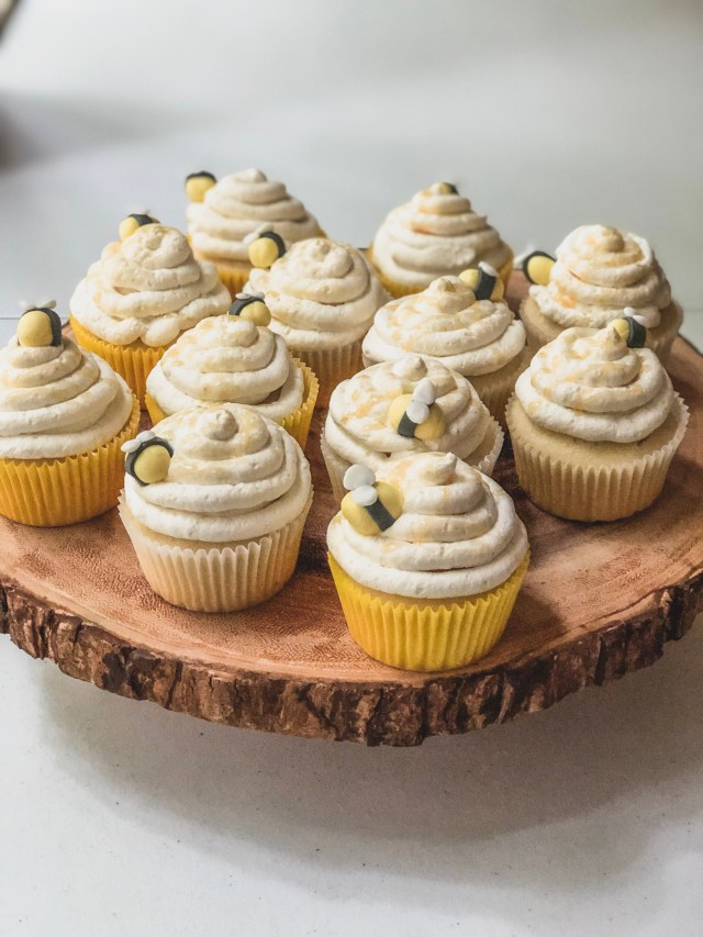 lavender honey cupcakes