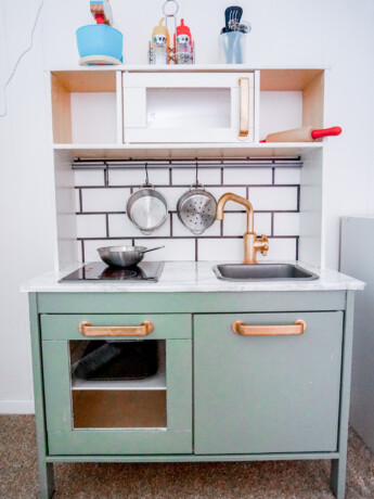 diy ikea play kitchen upgrade