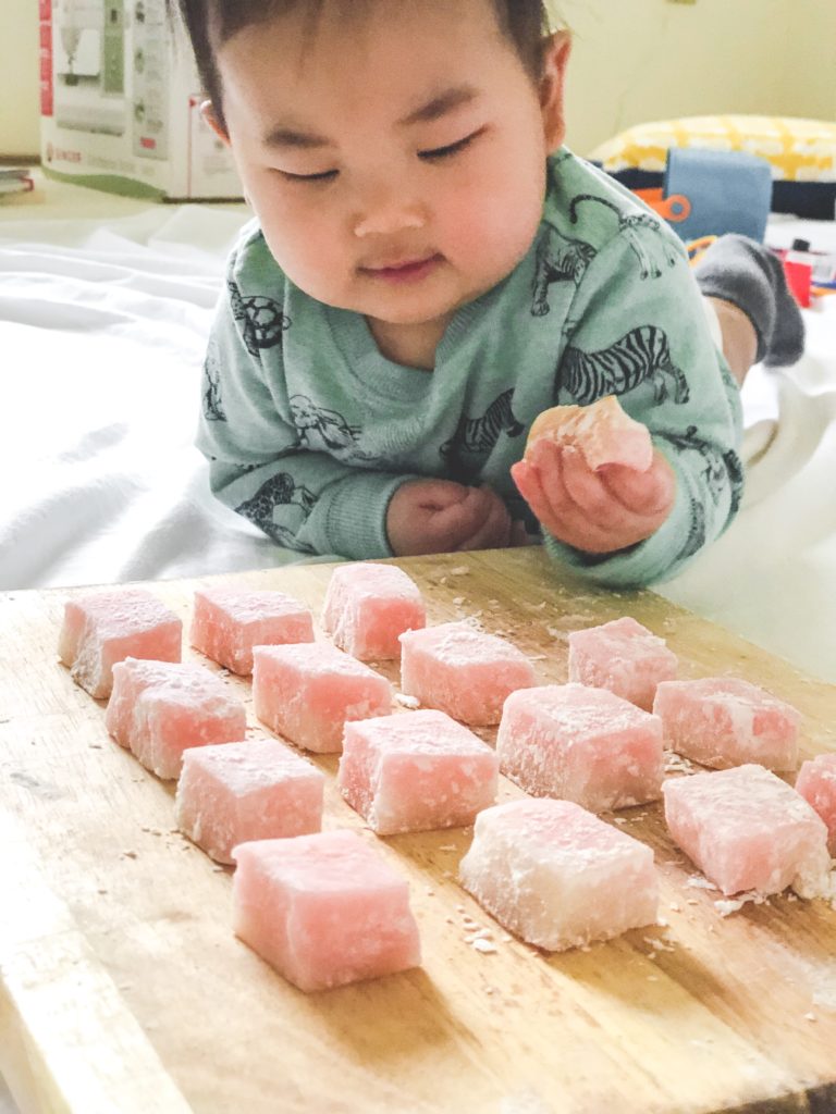 coconut rose chi chi dango and baby