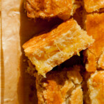 taiwanese pineapple cake closeup cross section