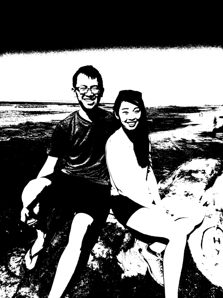 photo changed to black and white